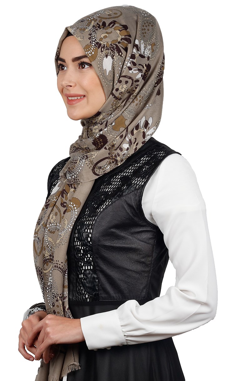 Kışlık Yünlü Şal 5181-1