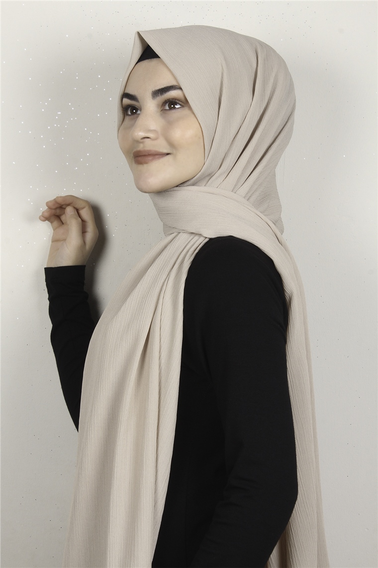 Caz Krinkıl Şal 2725-11 Nude