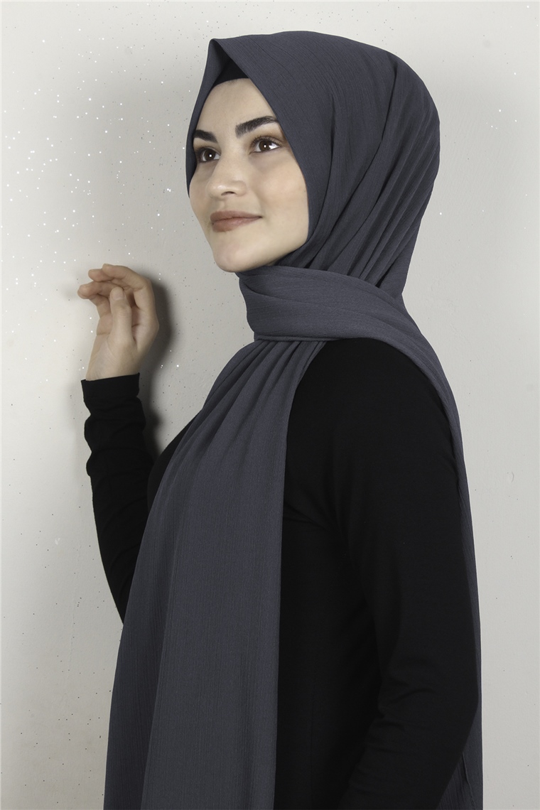 Caz Krinkıl Şal 2725-12 Kurşun