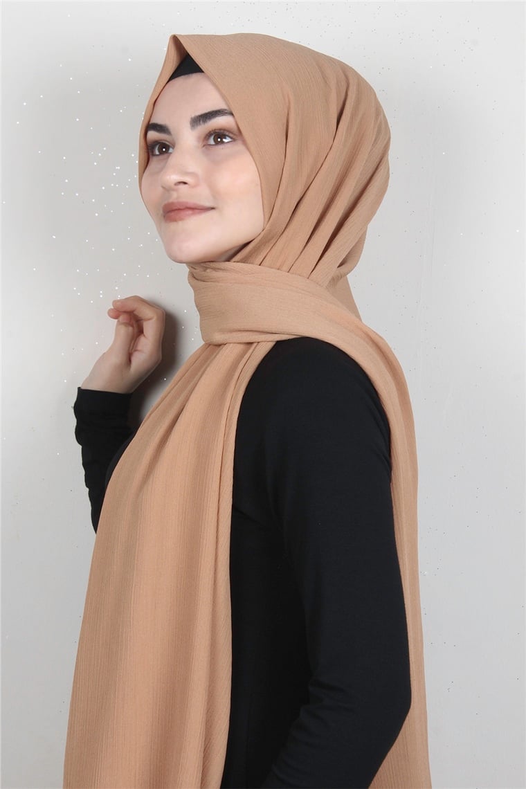 Caz Krinkıl Şal 2725-19 Yavruağzı