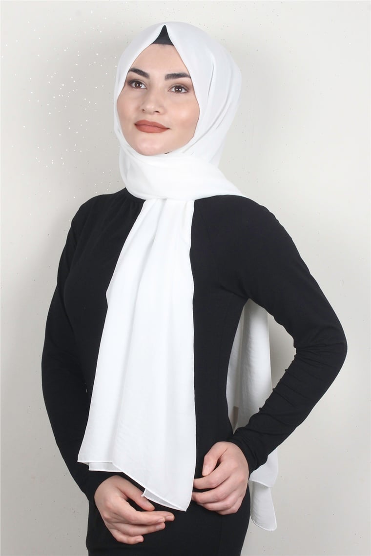 Caz Şal 1486-14 Beyaz