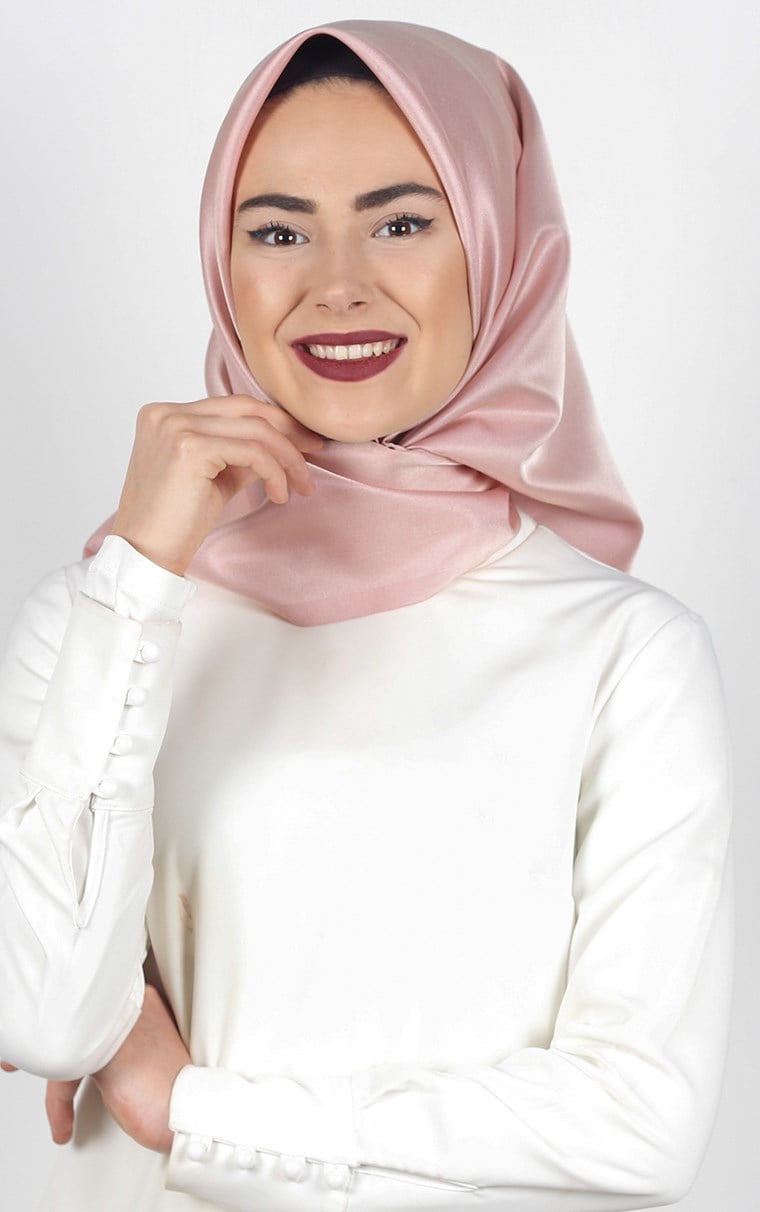 Delux Tafta Eşarp 1000-21 Şeker Pembe