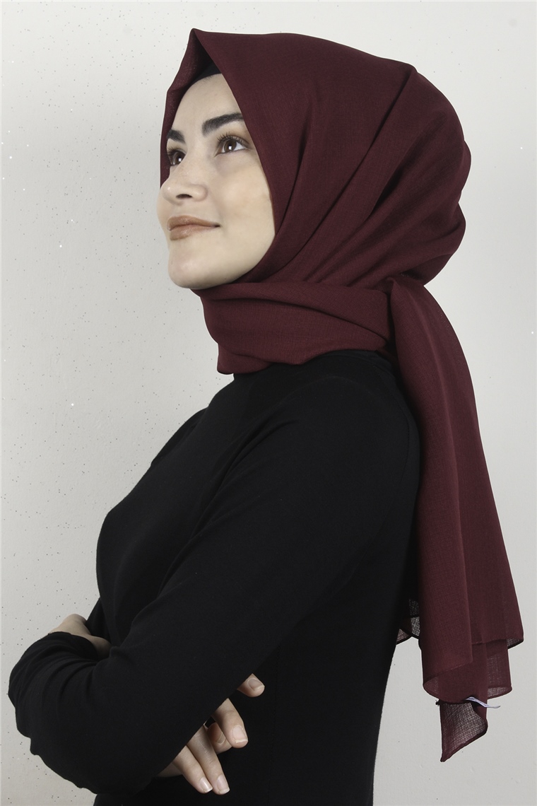 City Şal 8080-15 Bordo
