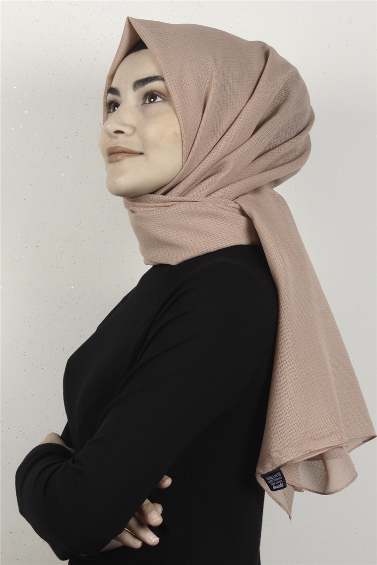 City Şal 8080-16 Pudra 