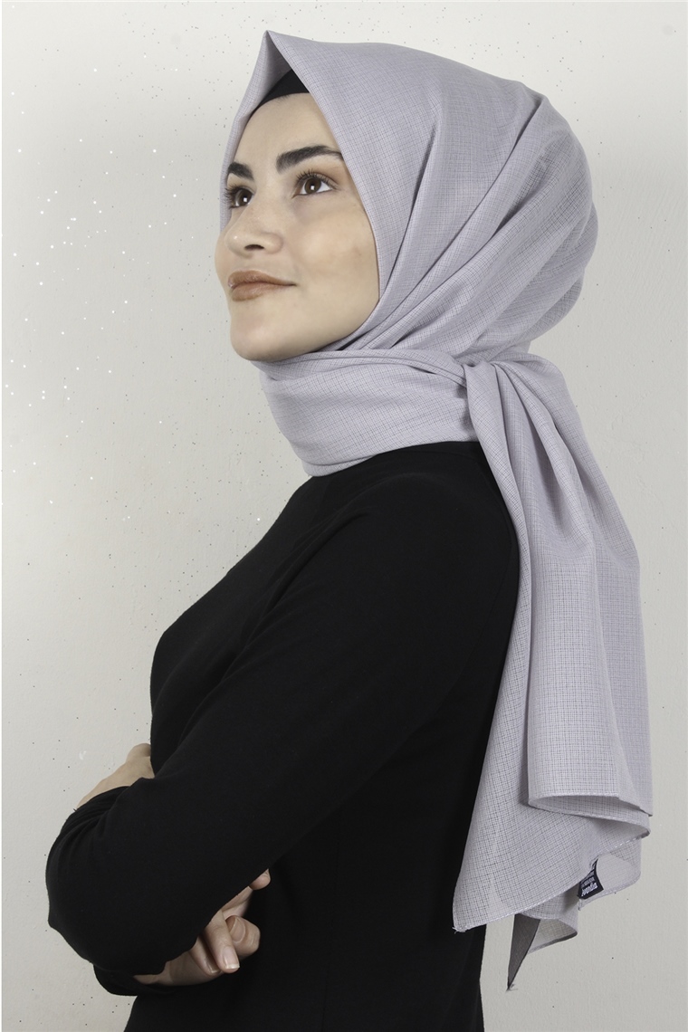 City Şal 8080-19 Gri