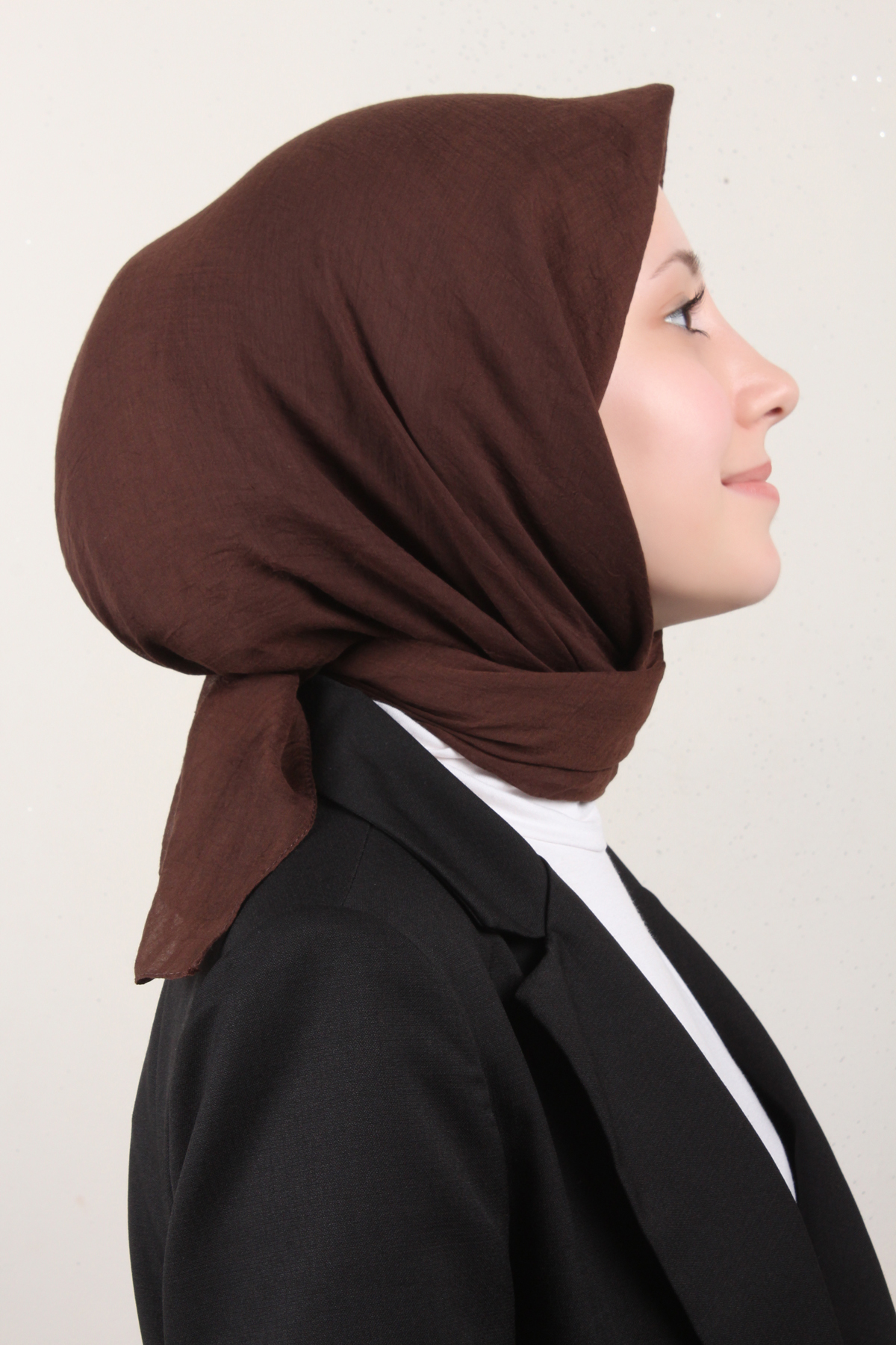 Comfort Pamuk Eşarp 2780-1 Acı Kahve