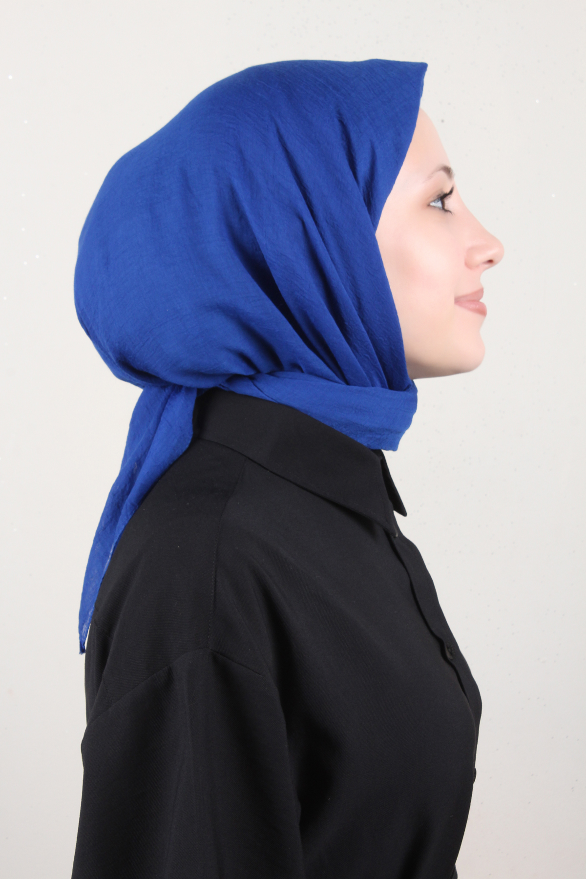 Comfort Pamuk Eşarp 2780-12 Saks Mavisi