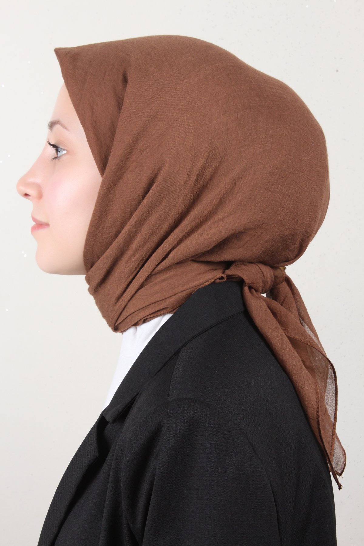 Comfort Pamuk Eşarp 2780-4 Kahverengi