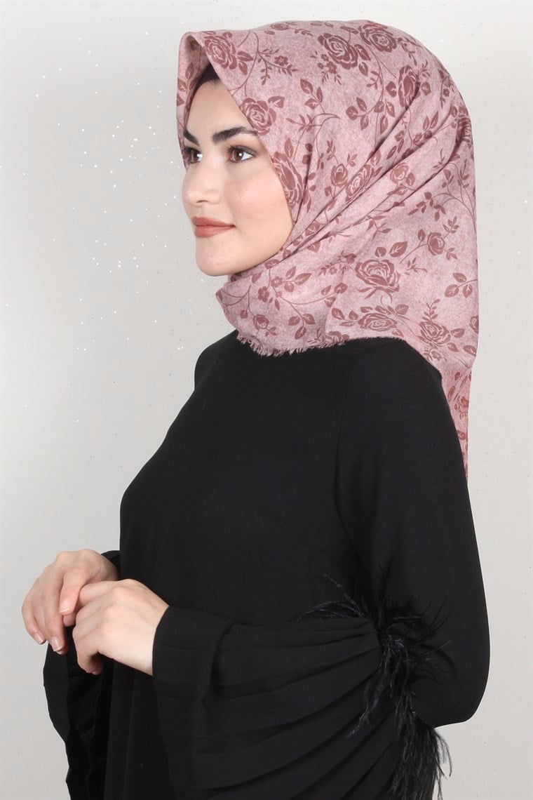 Coton Kare Eşarp 1205-11