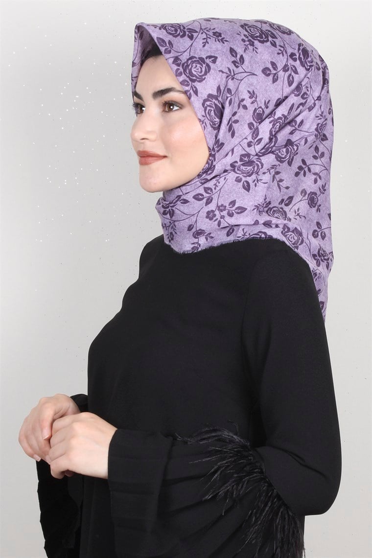 Coton Kare Eşarp 1205-13