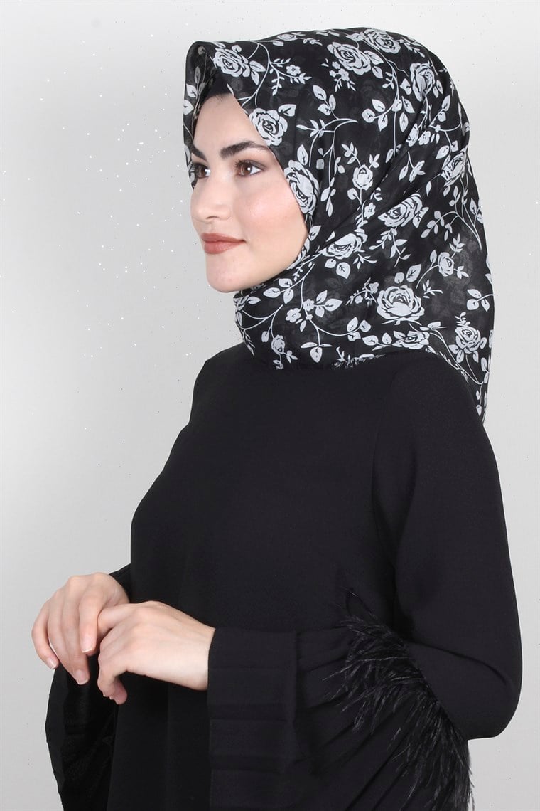 Coton Kare Eşarp 1205-14
