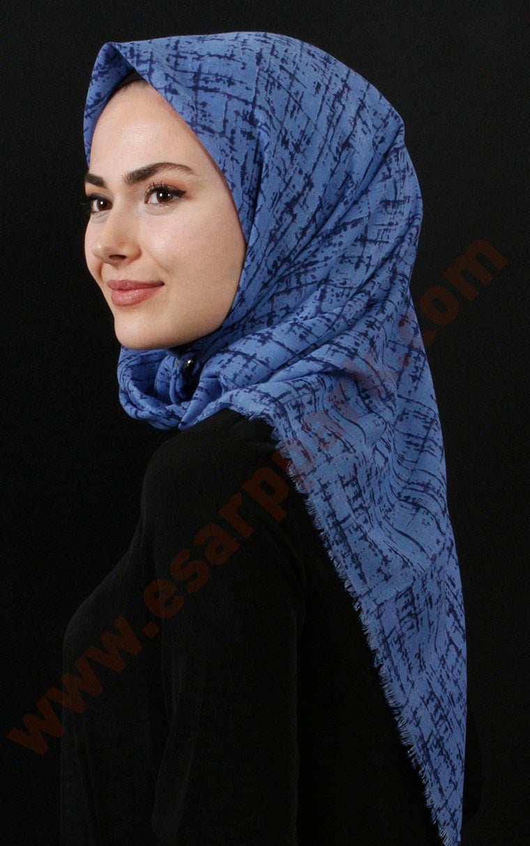 Coton Kare Eşarp 1207-8