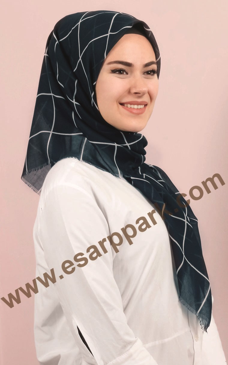 Coton Kare Eşarp 1214-37