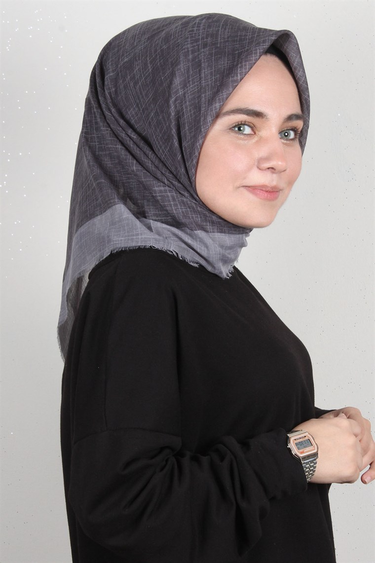 Coton Kare Eşarp 1217-16