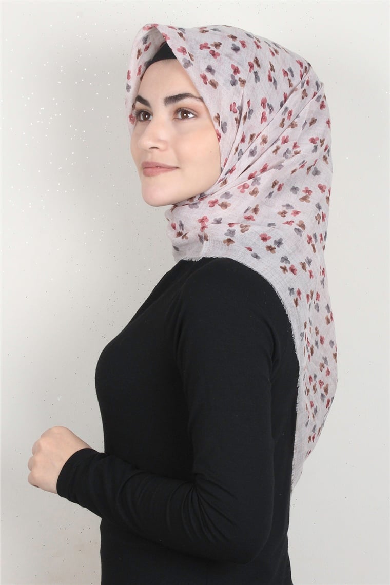 Coton Kare Eşarp 1668-3