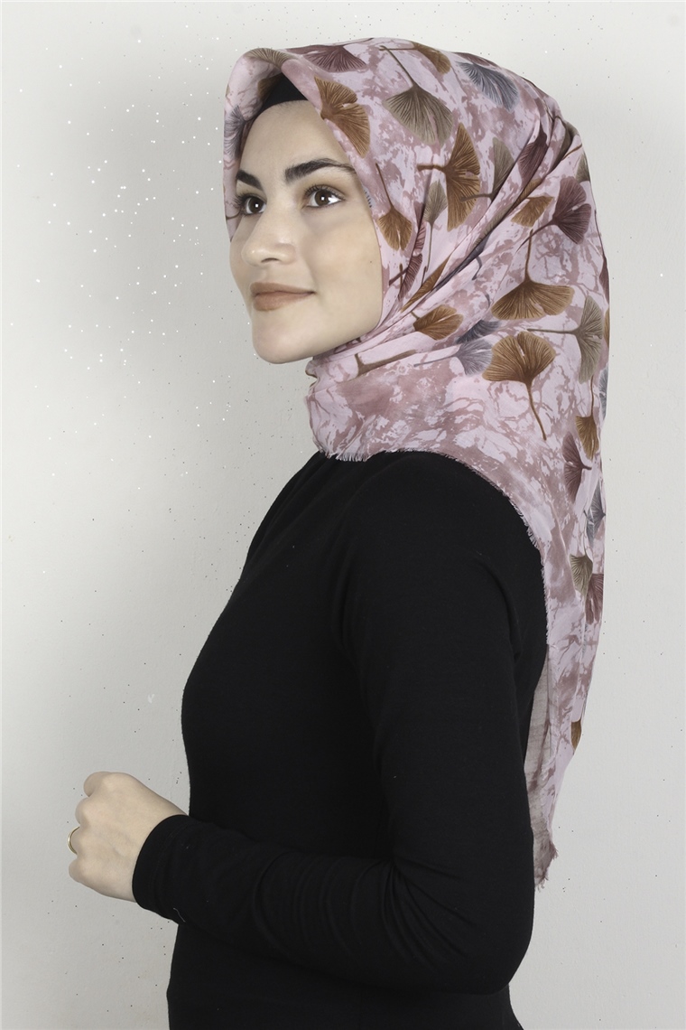 Coton Kare Eşarp 1672-18