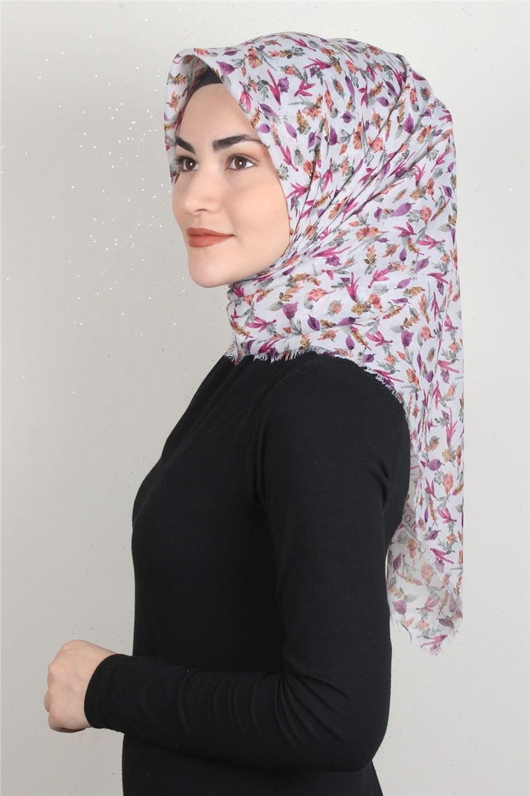 Coton Kare Eşarp 1675-10 