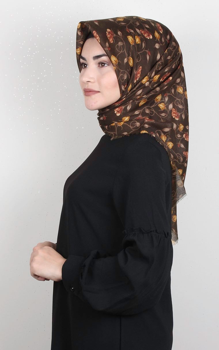 Coton Kare Eşarp 1689-6