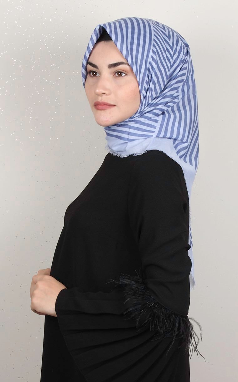 Coton Kare Eşarp 1693-2