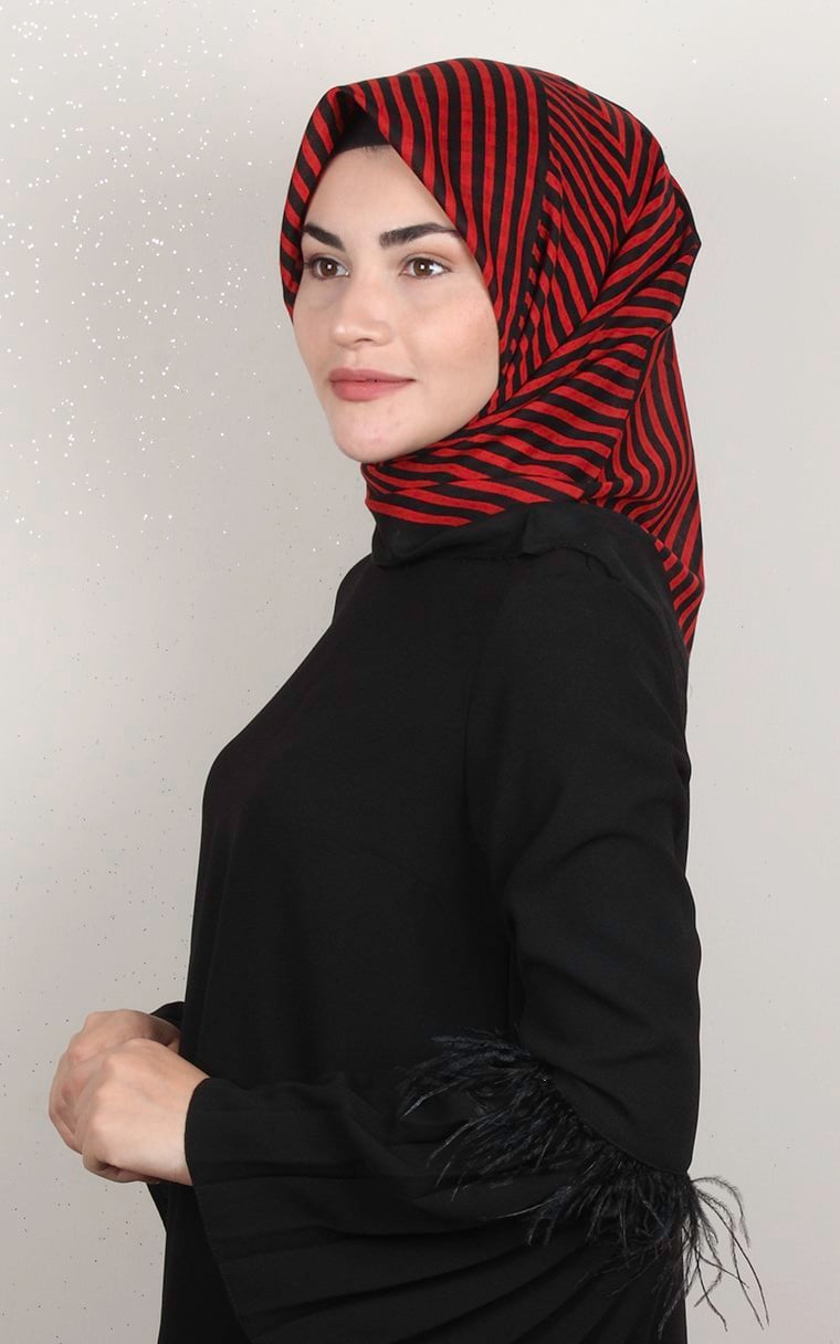 Coton Kare Eşarp 1693-6