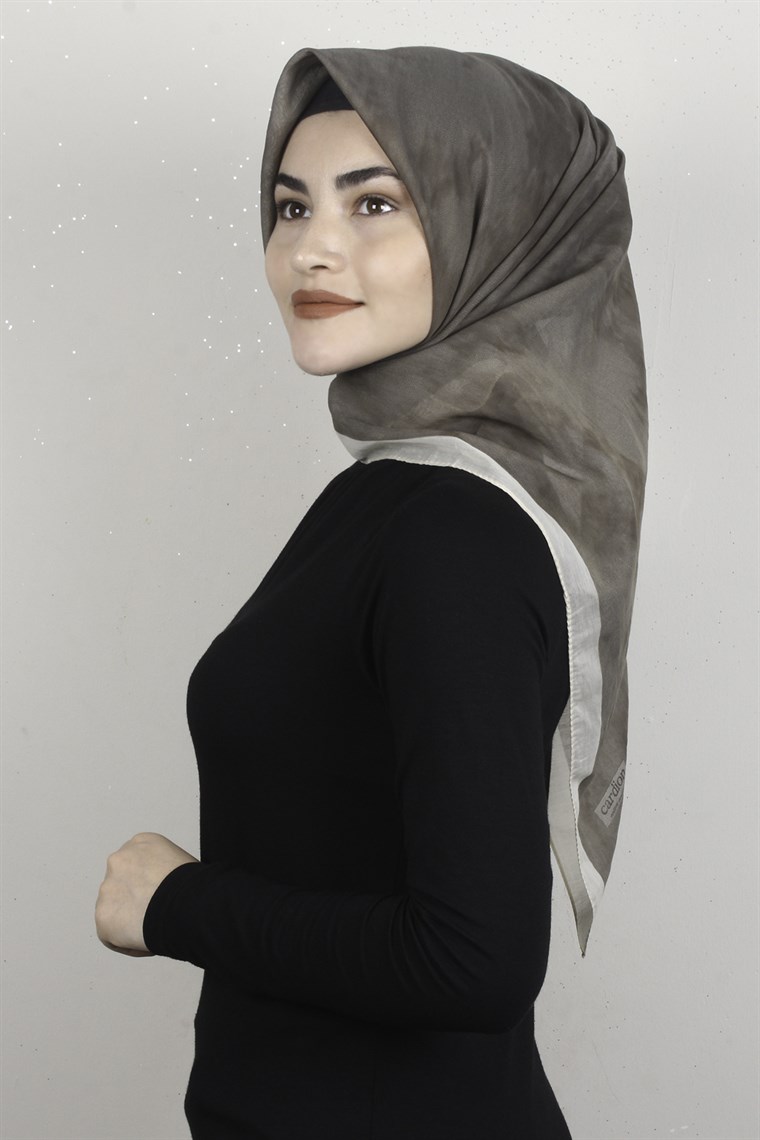 Coton & Silk Eşarp 3633-11 Acı Kahve