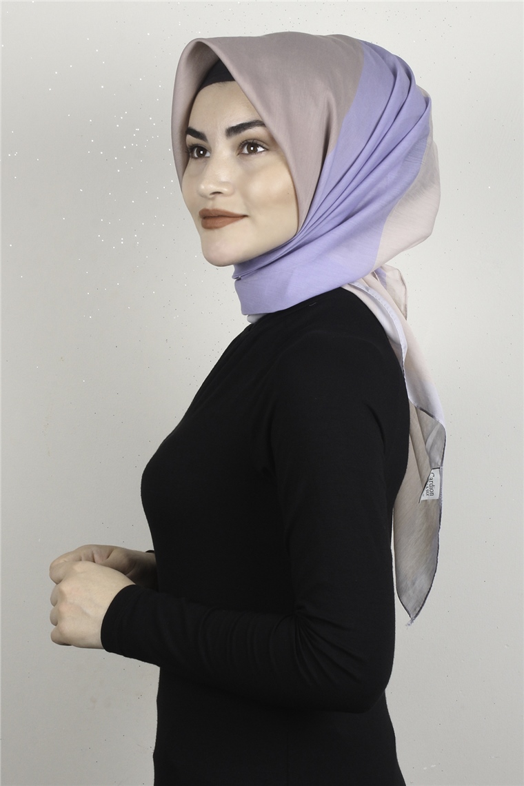 Coton & Silk Eşarp 3634-1 Violet