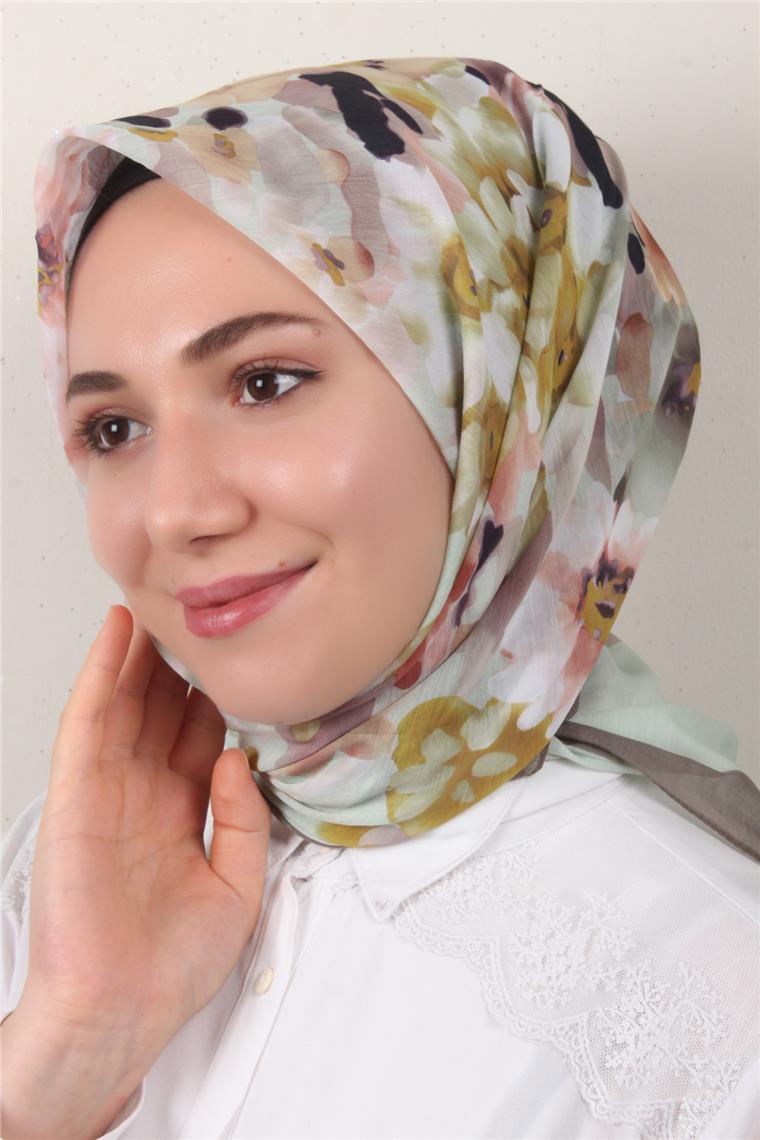 Coton & Silk Eşarp 3648-2