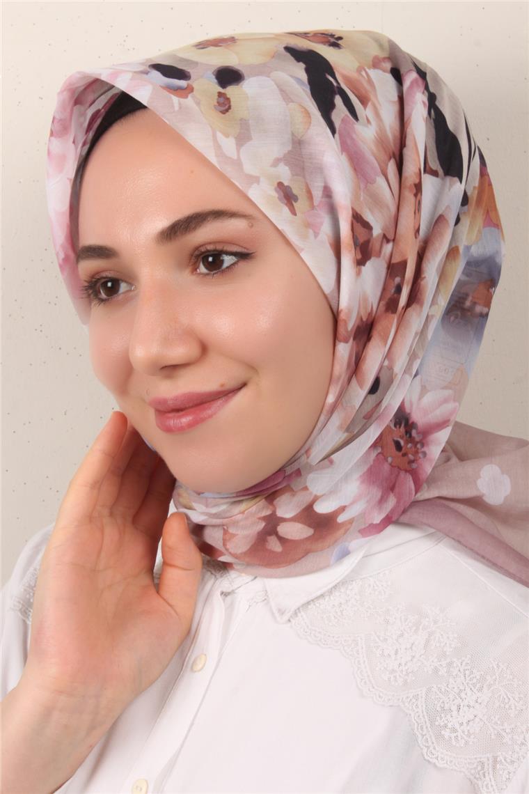 Coton & Silk Eşarp 3648-7