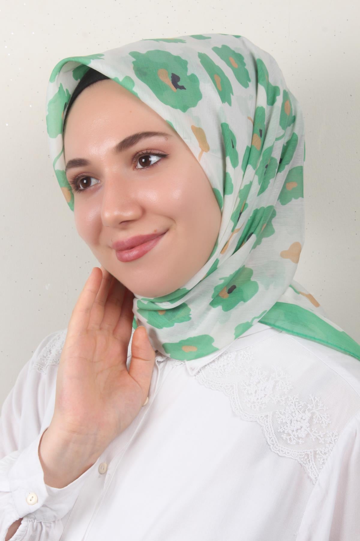 Coton & Silk Eşarp 3652-10