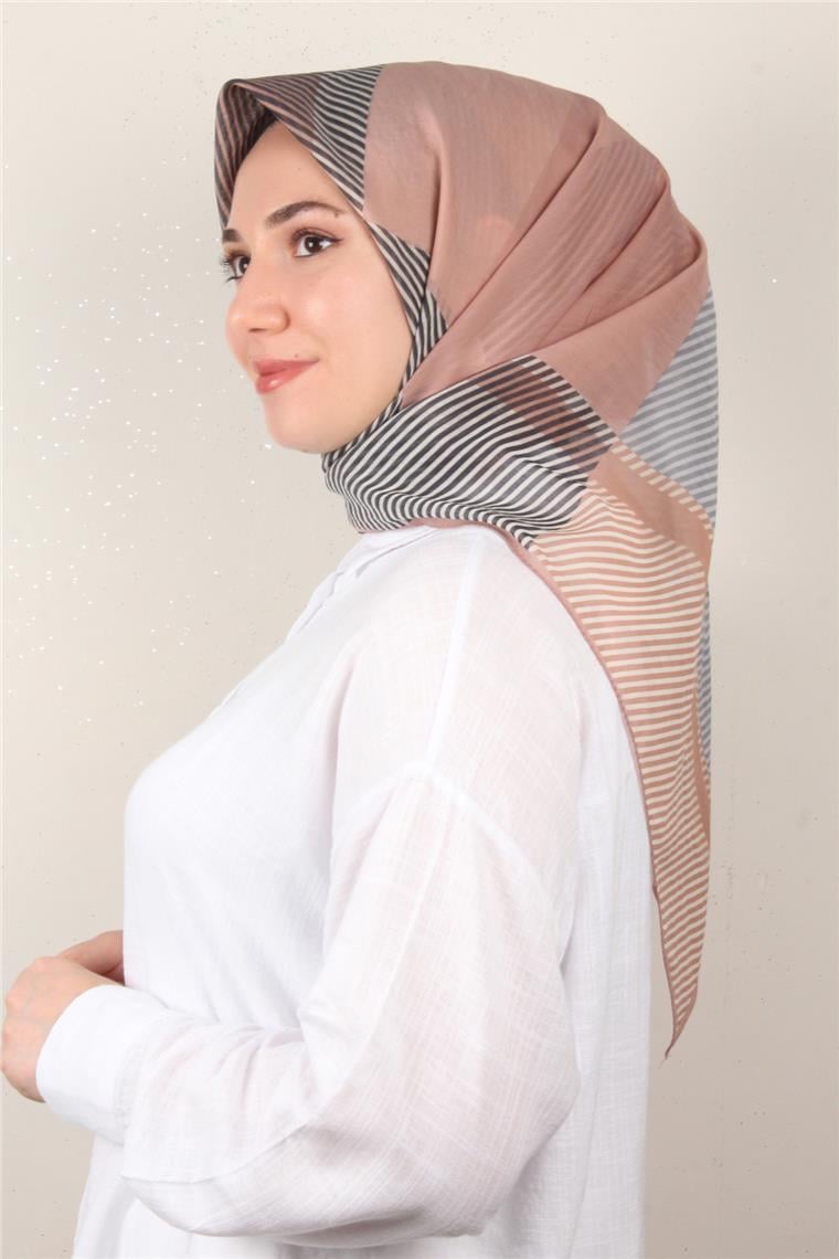 Coton & Silk Eşarp 3646-4 Rose