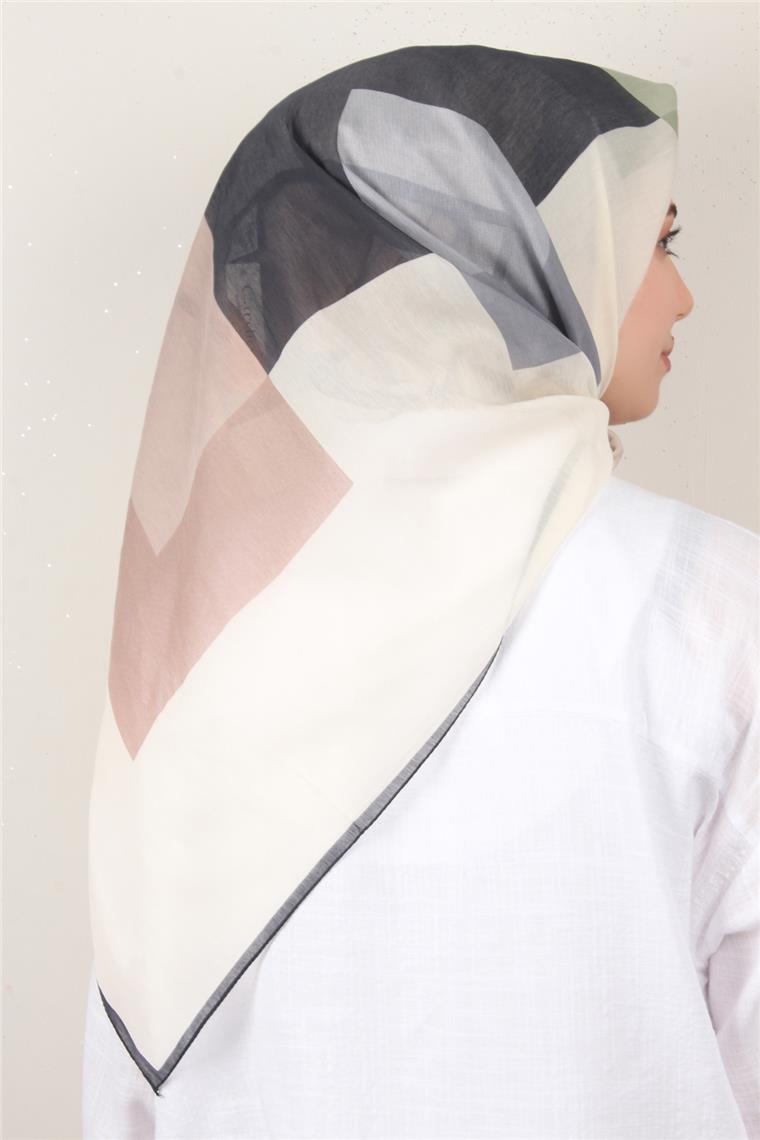 Coton & Silk Eşarp  3647-11 Çağla