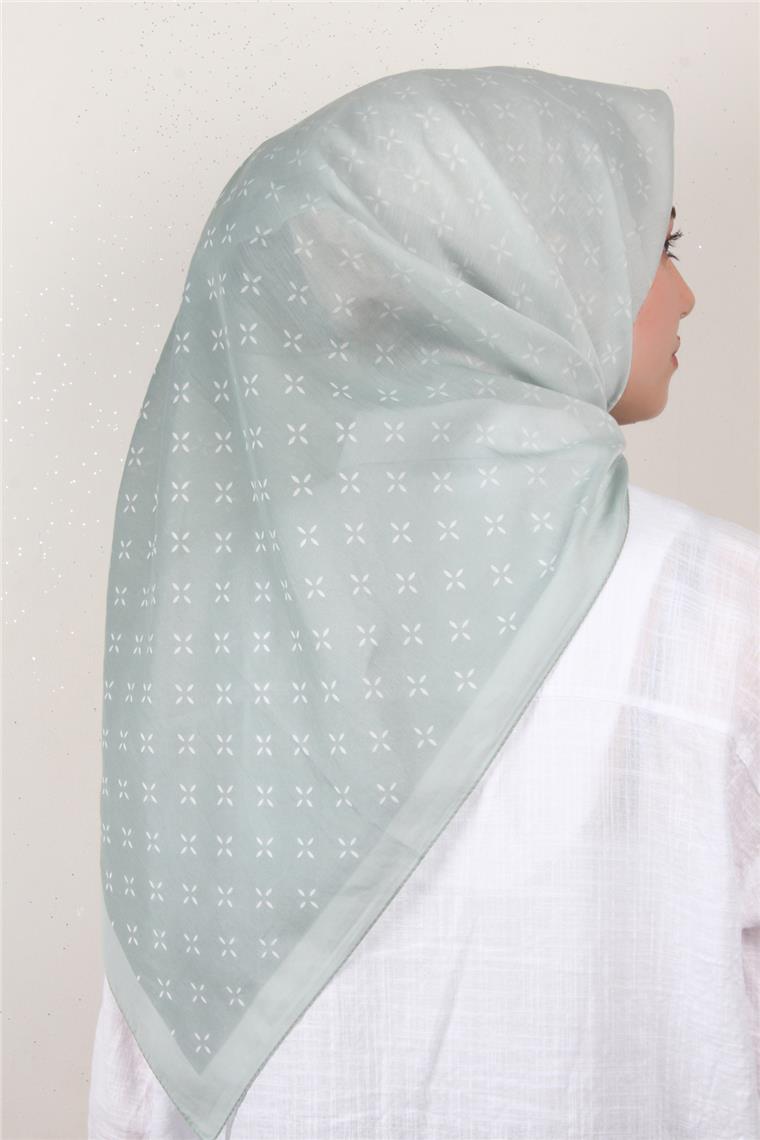 Coton & Silk Eşarp 3645-3 Mint Yeşili