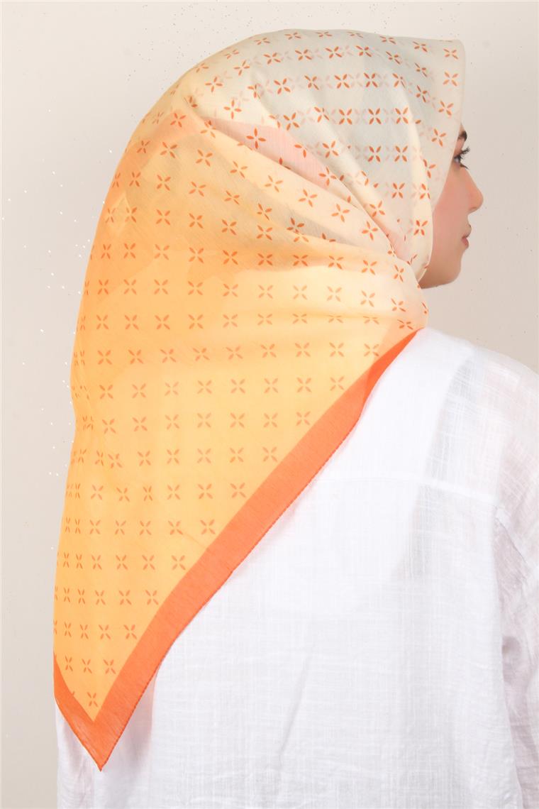Coton & Silk Eşarp 3645-12 Turuncu