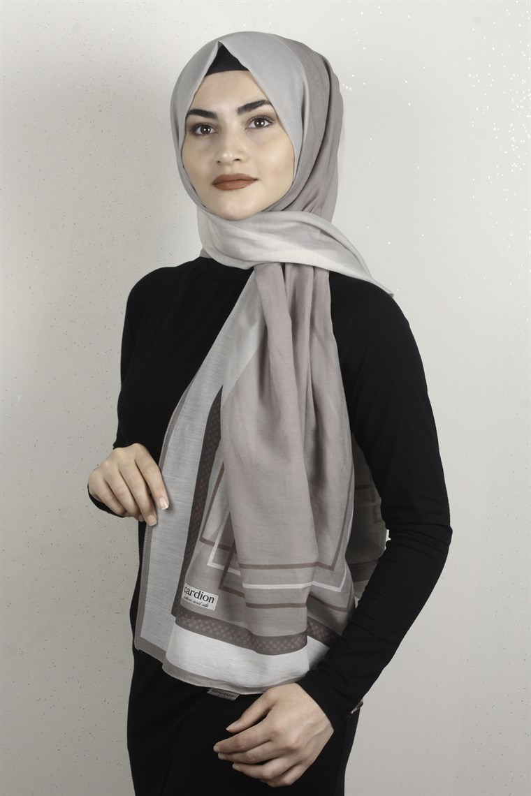 Cotton & Silk Şal 3631-2 Vizon