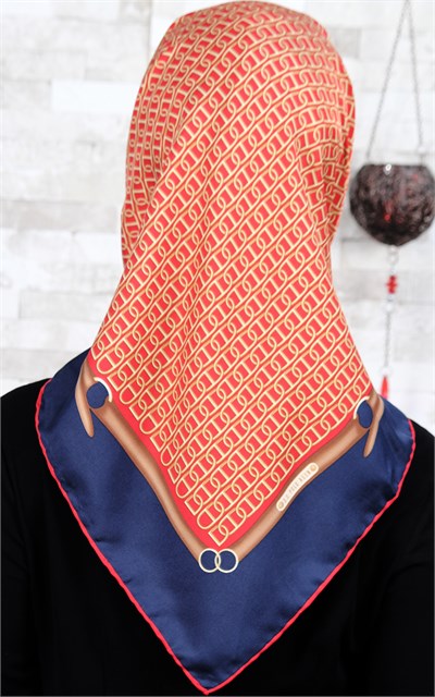 102-0019-09 U.S POLO ASSN EŞARP MERCAN LACİVERT