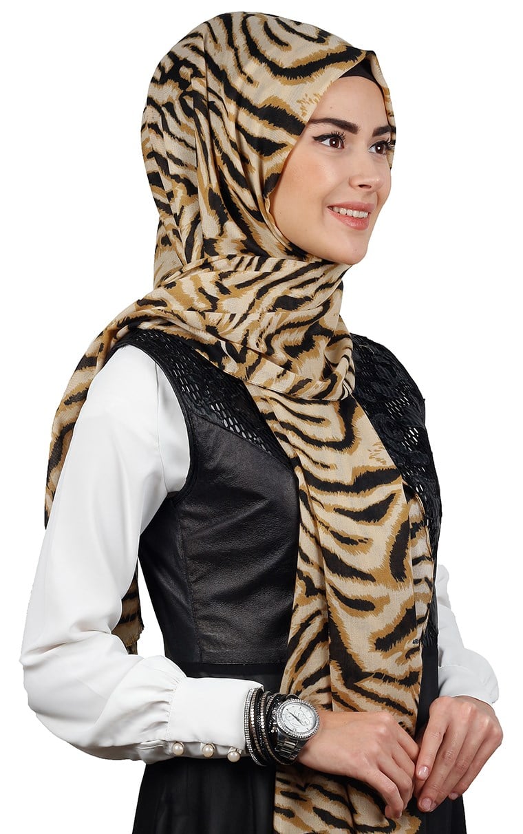 Kışlık Yünlü Şal 5181-2