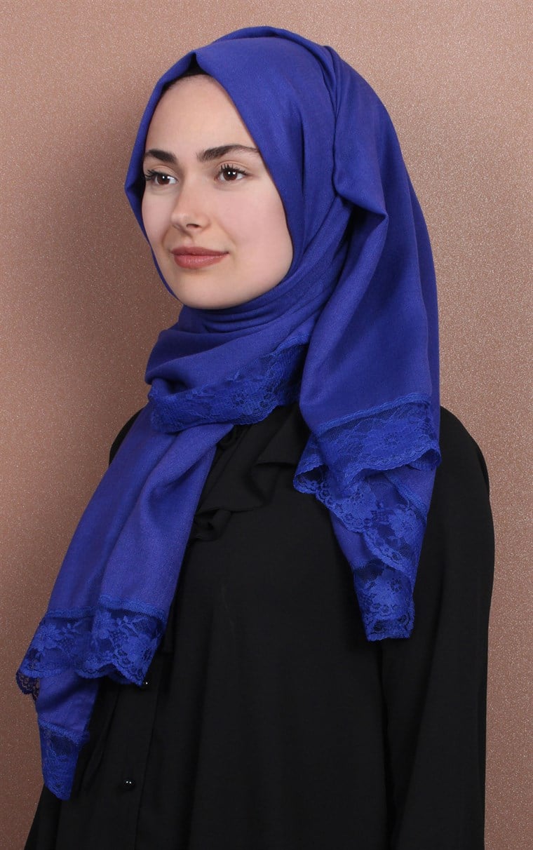 Dantelli Paşmina Şal 1243-4