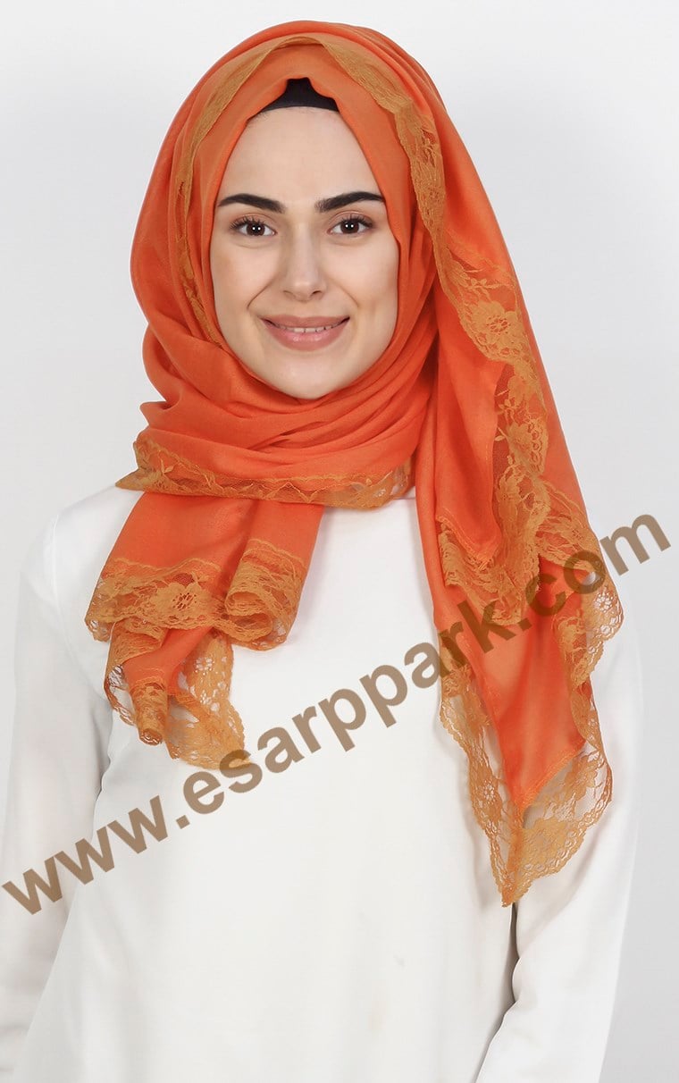 Dantelli Paşmina Şal 1243-62