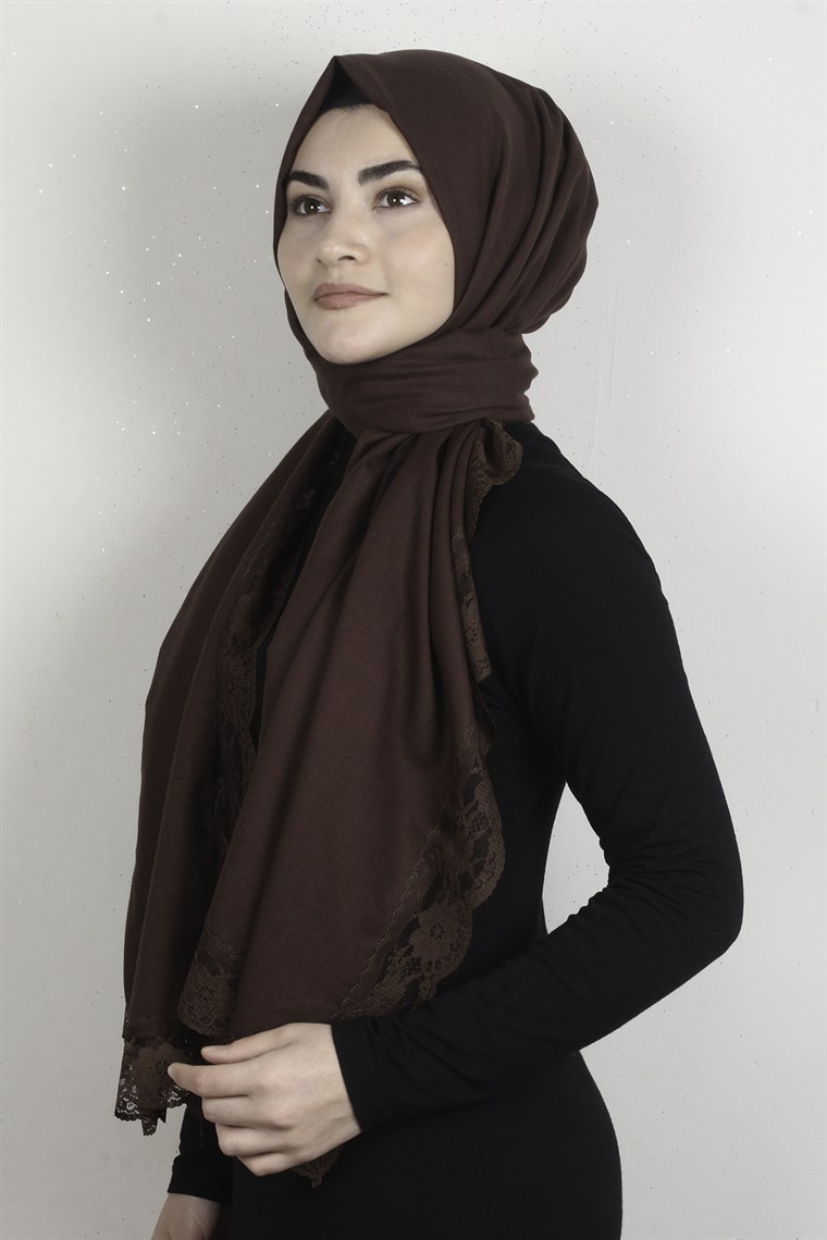Dantelli Paşmina Şal 1243-65