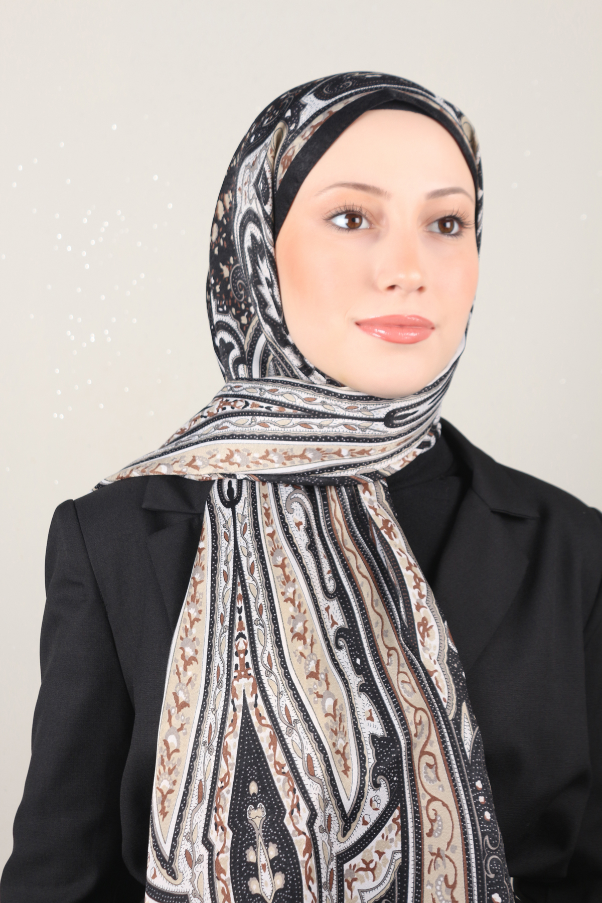 Desenli Lotus Şal 1515-2