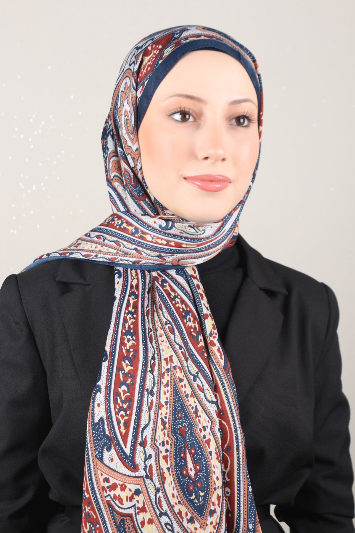 Desenli Lotus Şal 1515-3