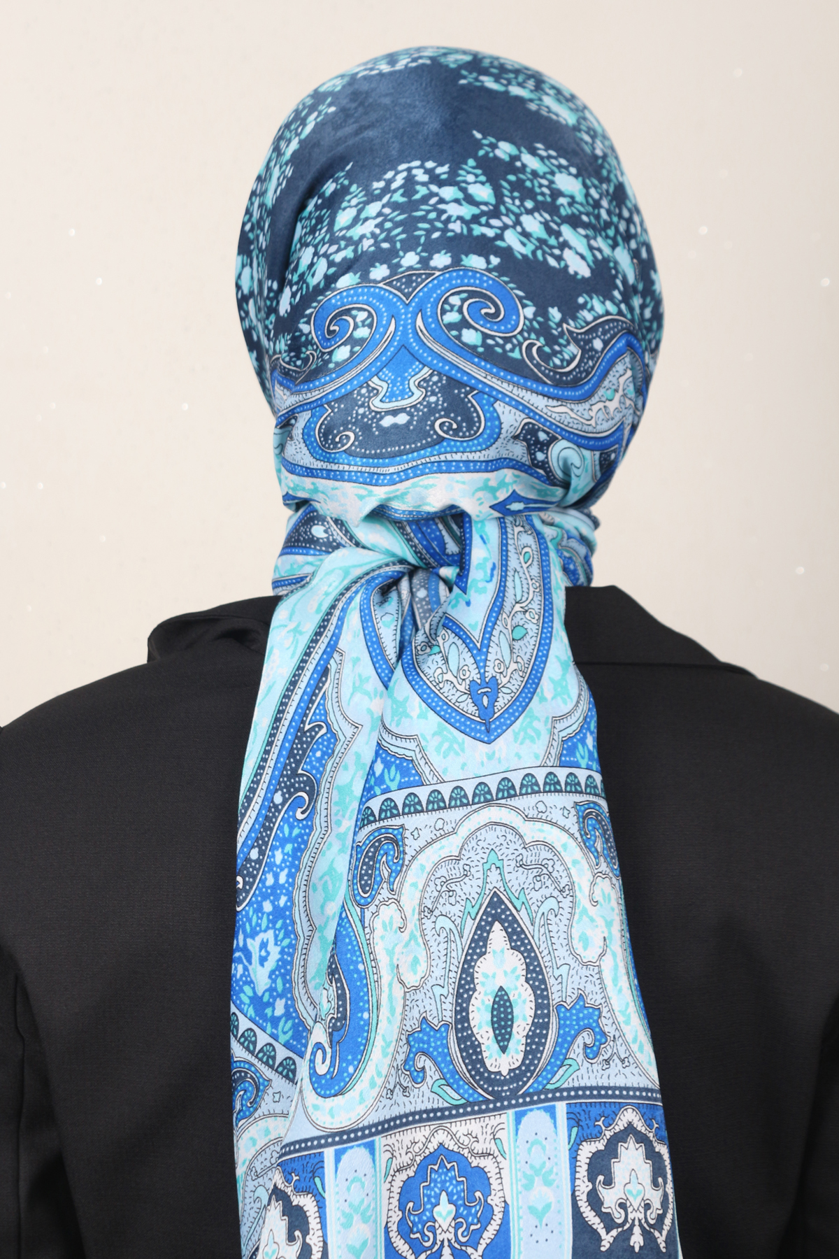 Desenli Lotus Şal 1515-5