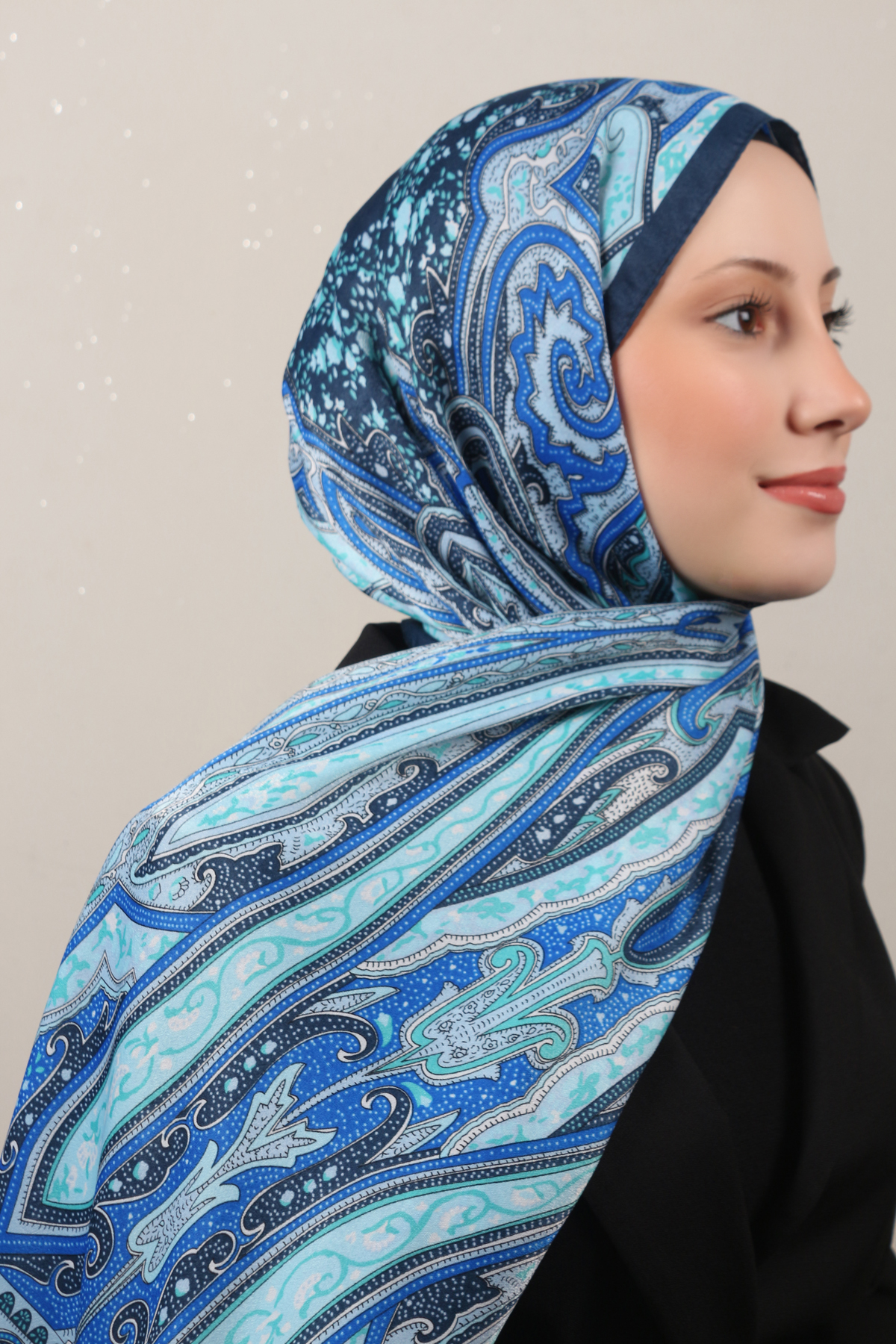 Desenli Lotus Şal 1515-5