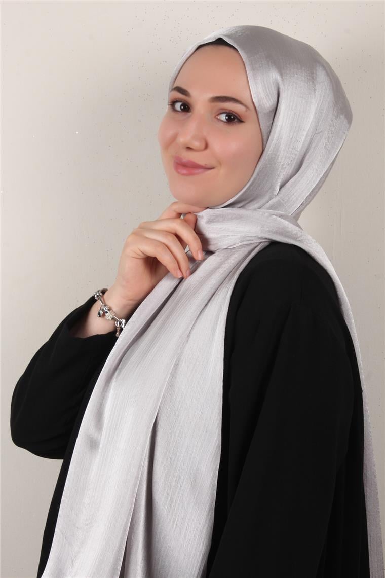 Diamond Janjan Şal 2727-27 Gümüş