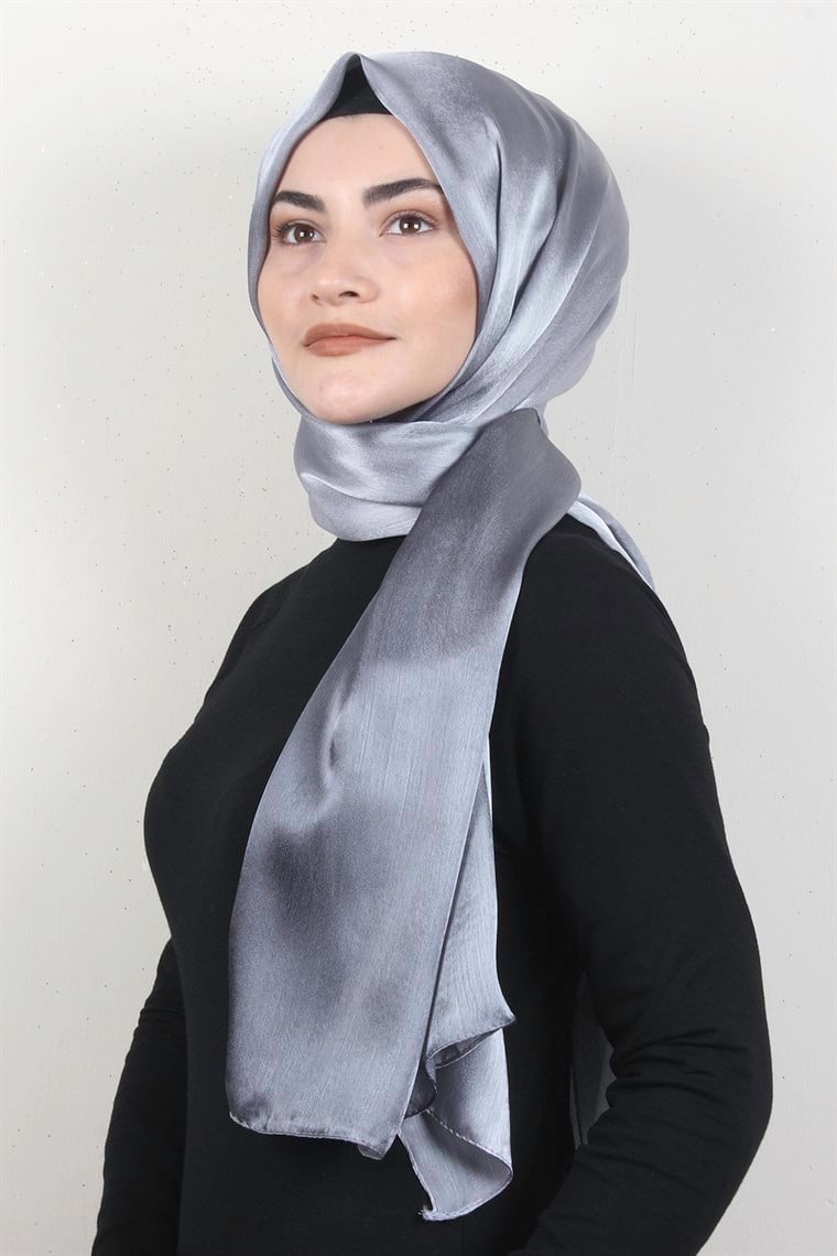 Diamond Degrade Janjan Şal 2728-5 Gümüş