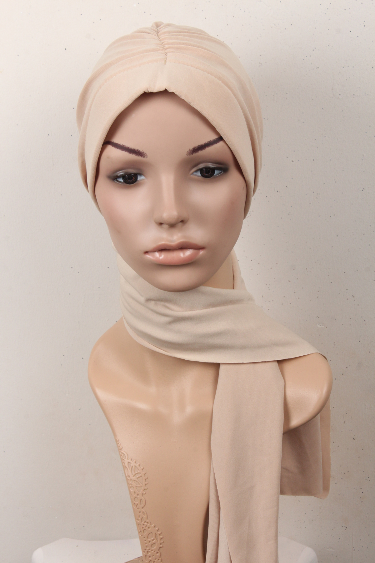 Dubai Pratik Şal 4533-4 Nude