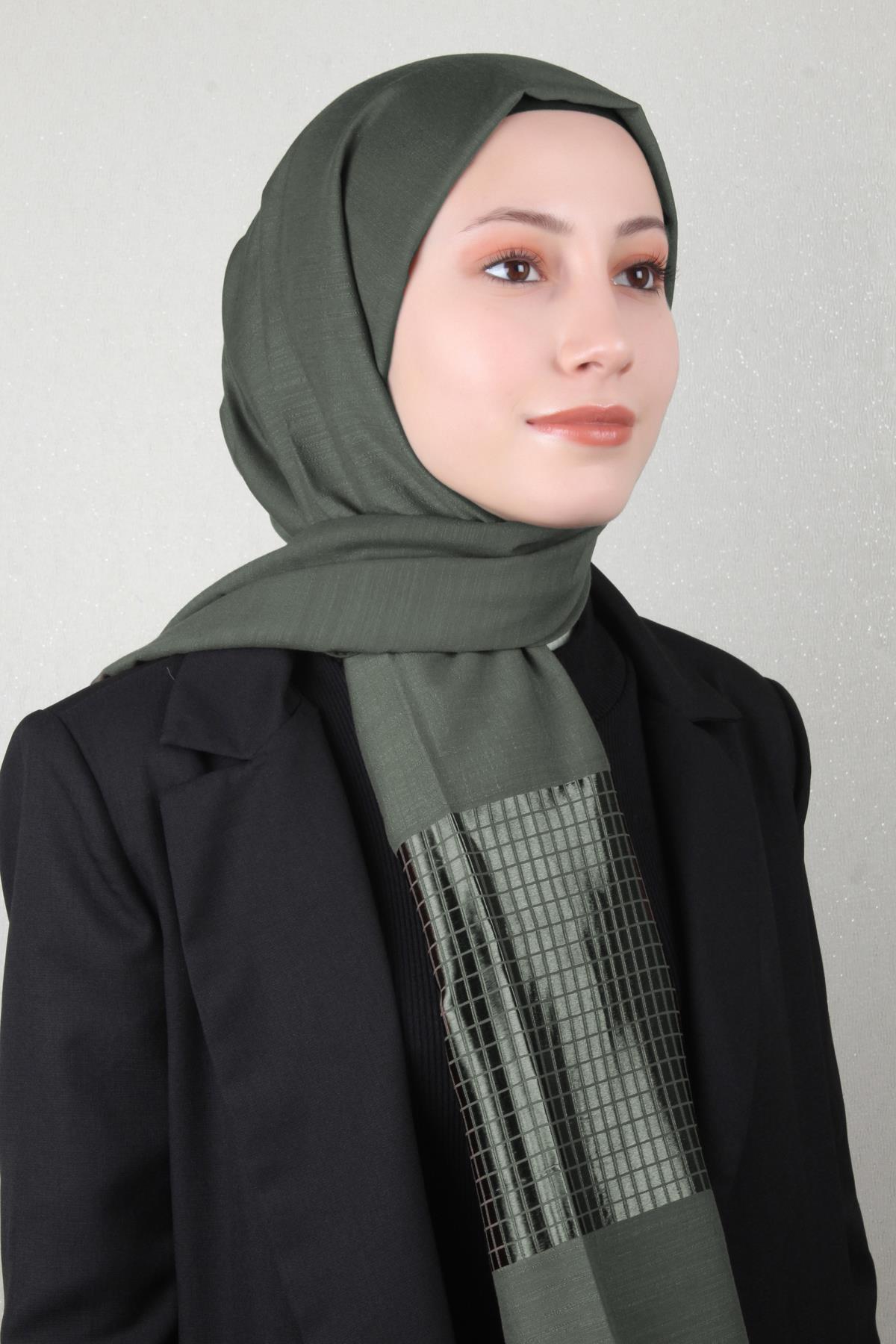 Elegance Şal 2802-15 Haki