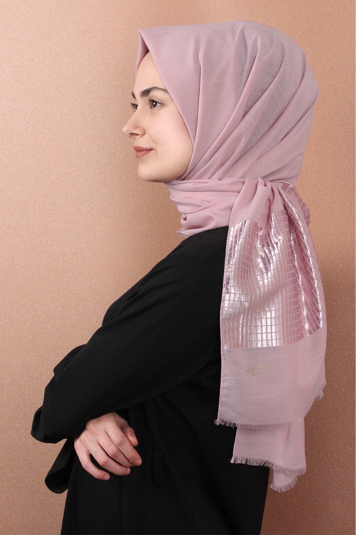 Elegance Şal 2802-8 Açık Pembe