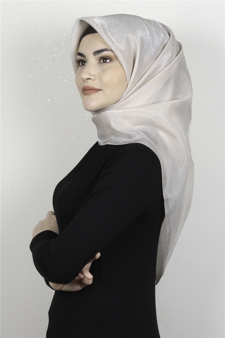 Elizya Simli Eşarp 3008-7 Bej