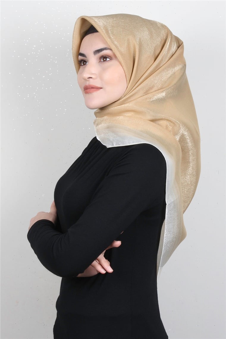 Elizya Simli Eşarp 3009-2 Gold